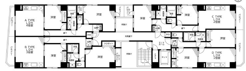 サザンクロスの間取り
