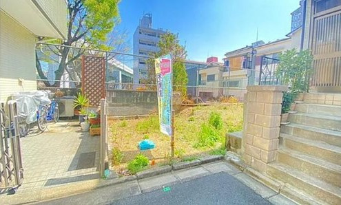 大阪市旭区新森1丁目　土地の前面道路含む現地写真