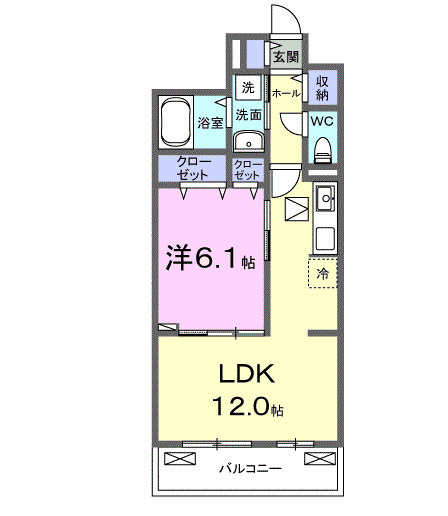 エメラ　ファミーユの間取り