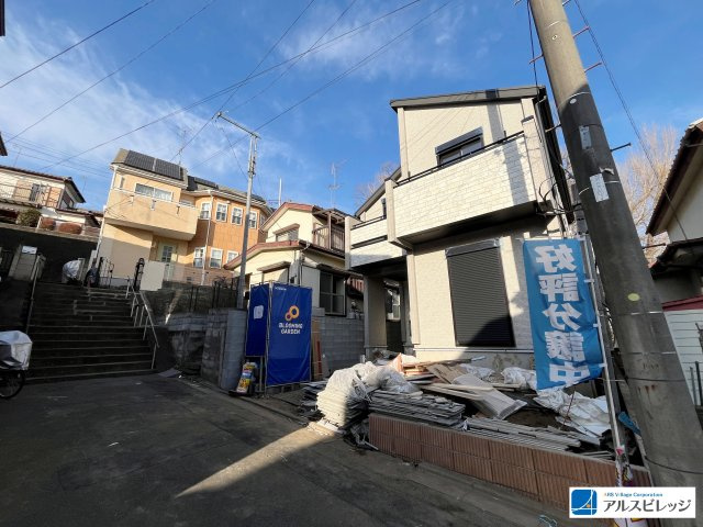 新築／富士見市水子　全1棟の前面道路含む現地写真