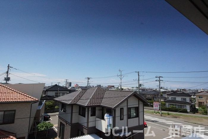 柏崎市田中のアパートの展望
