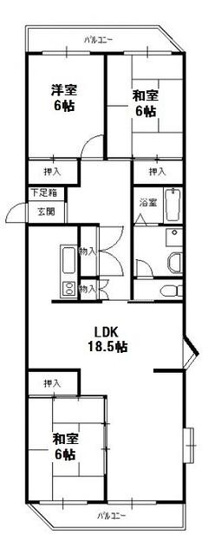 【間取り】 | ふよう小戸ハイツ