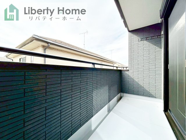 阿見町うずら野Ⅱ　新築戸建　2号棟のバルコニー