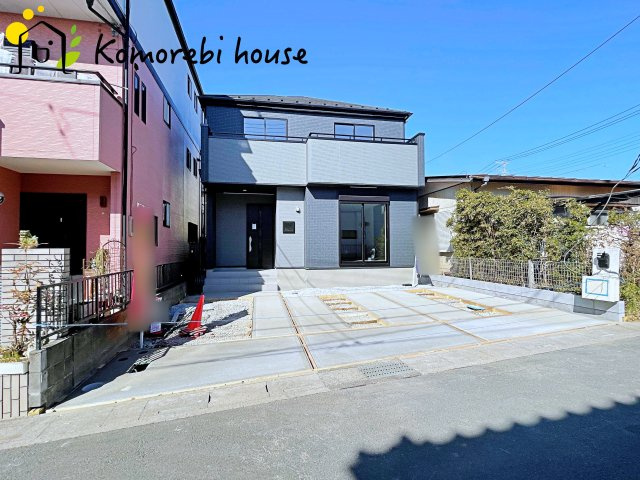 桶川市坂田東　4期　新築一戸建て　グラファーレ　01の駐車場|26.1.23撮影済み