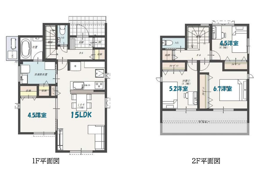 高知市愛宕町3丁目-建築条件付き-売土地の参考プラン|イメージです。