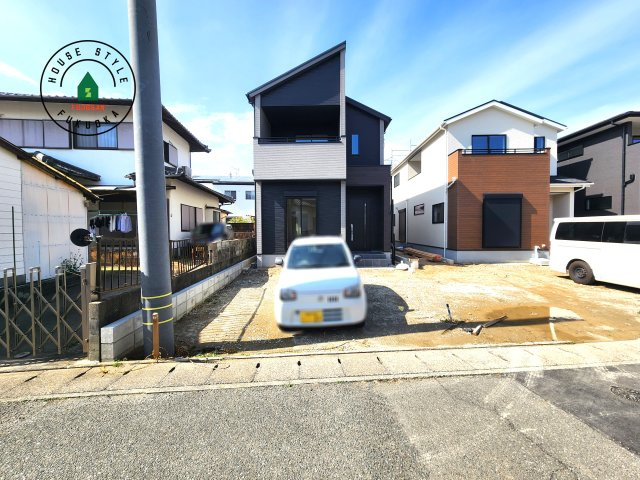 福岡市東区奈多1丁目第2-6棟（1号棟）の外観|デザイン性のある外観です。