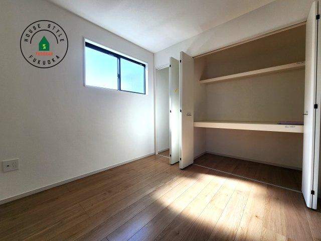 福岡市東区奈多1丁目第2-6棟（1号棟）の内観：施工例|大きなスペースがあり、収納には困りません。