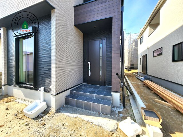 福岡市東区奈多1丁目第2-6棟（1号棟）の外観：施工例|おでかけの時も帰った時も、「我が家」を最初に感じでもらえる素敵な空間に。