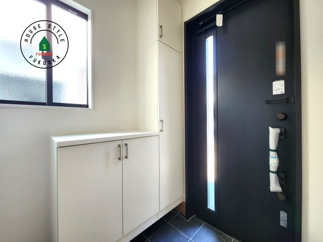 福岡市東区奈多1丁目第2-6棟（1号棟）の防犯設備|二重ロックでしっかり防犯対策ができます。