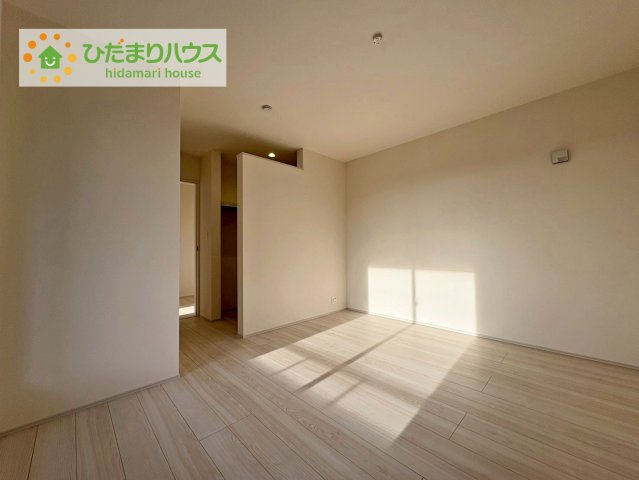 ひたちなか堀口第4　新築戸建　1号棟の寝室|大きなベッドを置いても余裕の広さの主寝室♪♪