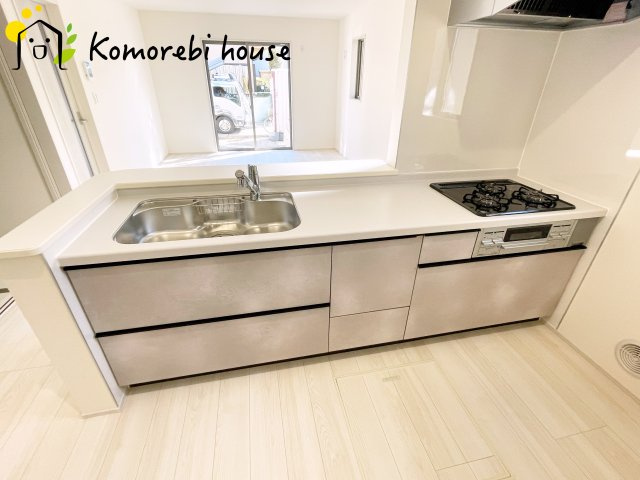 鴻巣市東　第4　新築一戸建て　リーブルガーデン　01のキッチン|キッチンです