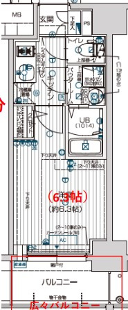 【間取り】 | プロヴィスタ神戸三宮EAST