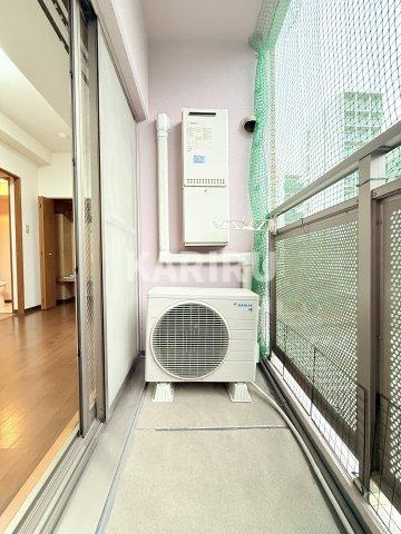 ナニワランド上本町のバルコニー