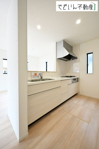 【キッチン】 | Cradle garden久喜市菖蒲町下栢間第2　新築住宅 | 現地(2025年11月撮影)