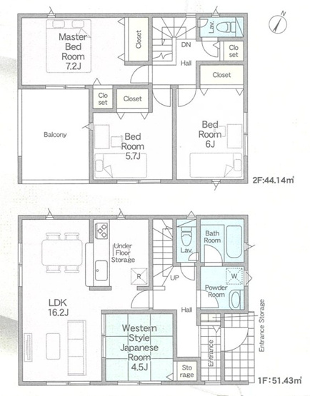 【間取り】 | Cradle garden久喜市菖蒲町下栢間第2　新築住宅 | 陽当り重視の全室南向き設計の間取りプラン