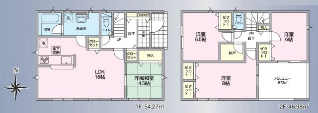 宮沖　新築建売1号棟の間取り|07/25 09:43