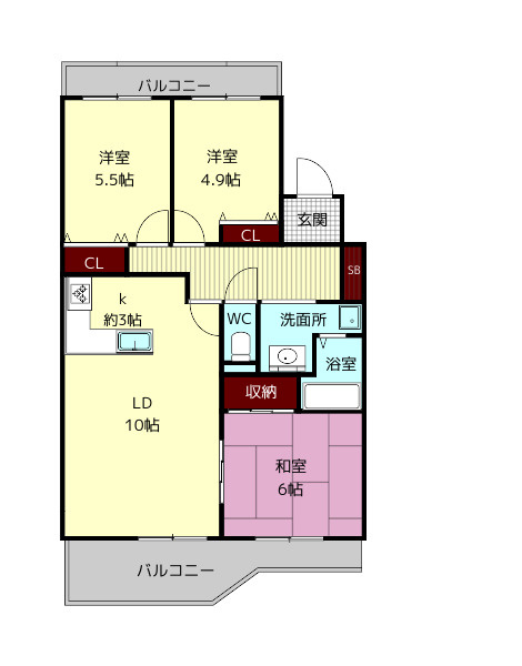 ユニーブル富雄