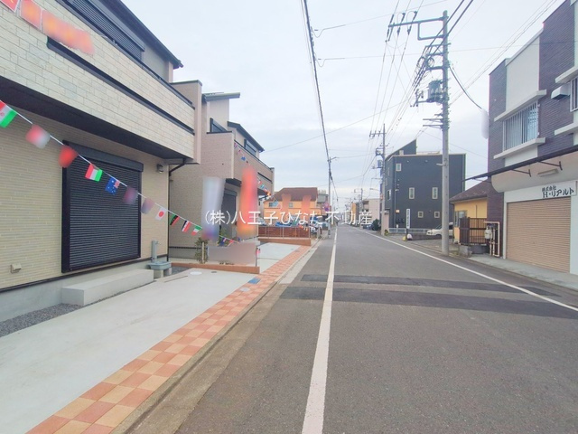 祝：成約済み　八王子市　小門町　新築戸建ての前面道路含む現地写真|～仲介手数料無料☆八王子ひなた不動産～　八王子市小門町　新築戸建て