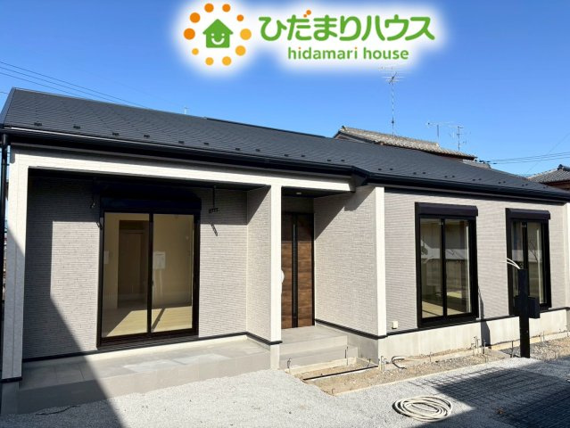 行田市矢場　新築一戸建て　グラファーレ　01の外観|掃除、洗濯など家事がしやすい平屋住宅です★