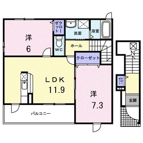 【間取り】 | 昴　Ａ