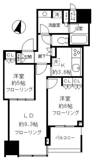 【間取り】 | 大崎ウエストシティタワーズE棟