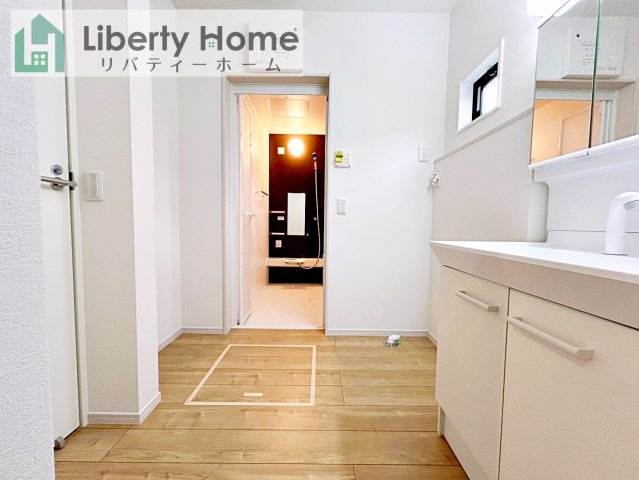 水戸市平須町1期　新築戸建の脱衣所