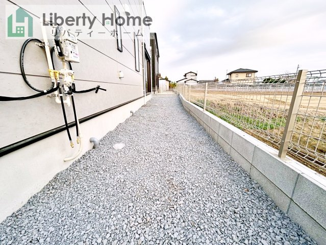 水戸市平須町1期　新築戸建の庭