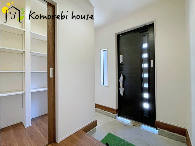 鴻巣市東　第4　新築一戸建て　リーブルガーデン　03の玄関|26.1.23撮影済み