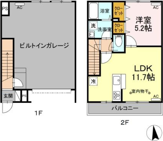ピットイン大泉学園の間取り