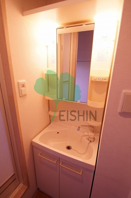 【洗面所】 | No.40 PROJECT2100博多駅前(No.40プロジェクト2100博多駅前) | シンプルで使いやすい洗面台です！