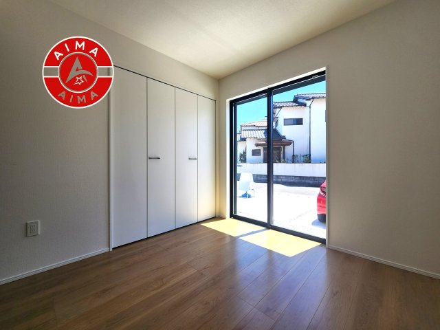 福岡市東区奈多1丁目第2-6棟（2号棟）の和室|将来的に、琉球畳を引きまして和室風にすることも可能です。