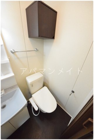 【トイレ】 | ＭＹ横浜戸塚 | 落ち着いた色調のトイレです