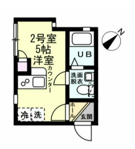 【間取り】 | ＭＹ横浜戸塚 | バストイレ別！オシャレなワンルームのお部屋です！