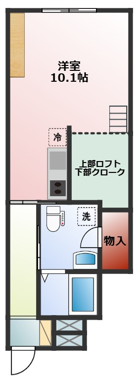 コンフォート　ワンの間取り