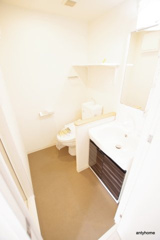 セオリー大阪フルール　仲介手数料無料の洗面所