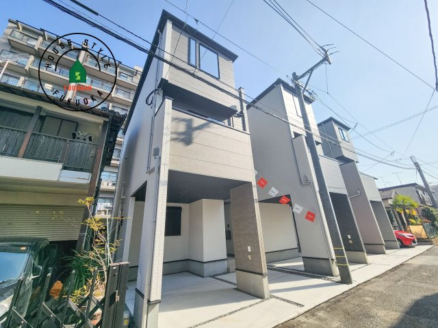 大野城市中央１丁目第1-3棟（1号棟）の外観|デザイン性のある外観です。