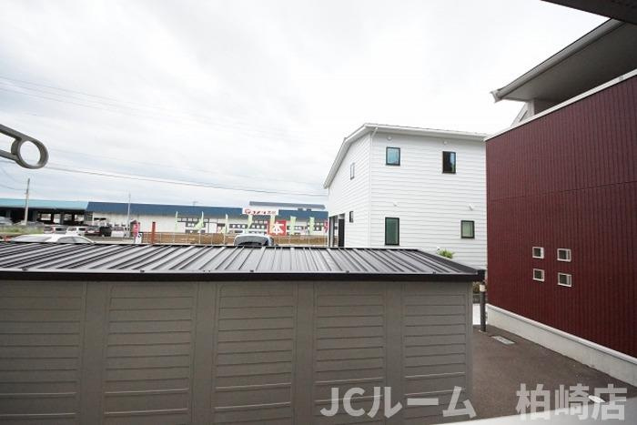 柏崎市日吉町のアパートの展望