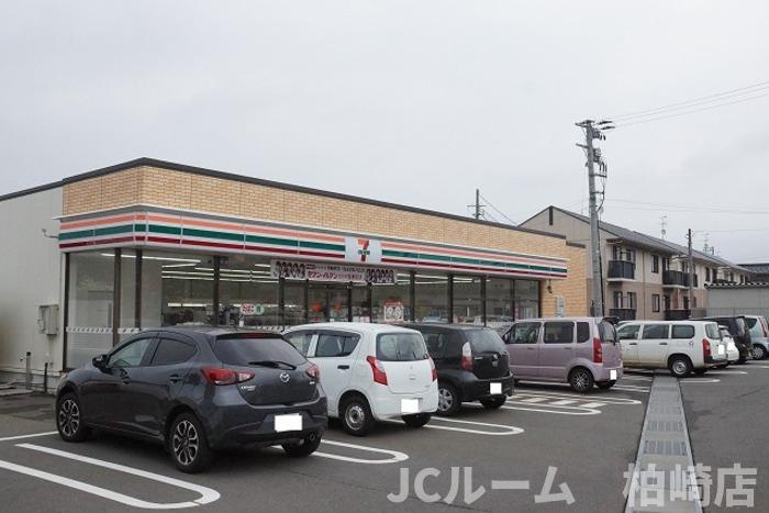 柏崎市日吉町のアパートの周辺