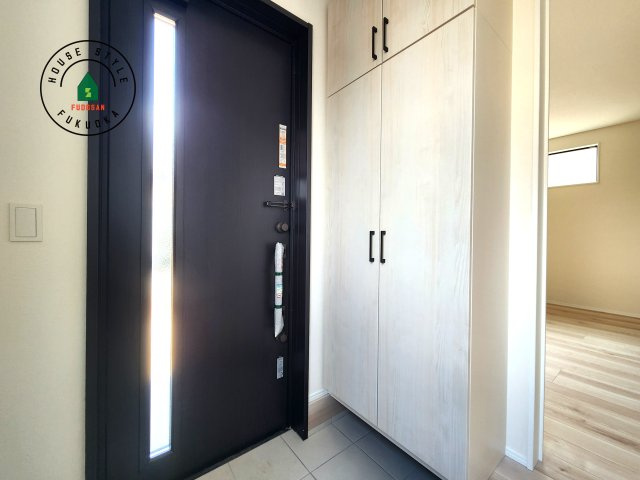 福岡市東区奈多1丁目第2-6棟（3号棟）の防犯設備|二重ロックでしっかり防犯対策ができます。