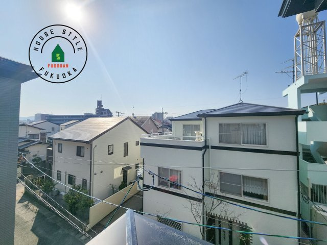 大野城市中央１丁目第1-3棟（2号棟）の展望|眺望や窓からの景色が良いと、家で過ごす時間も快適です。
