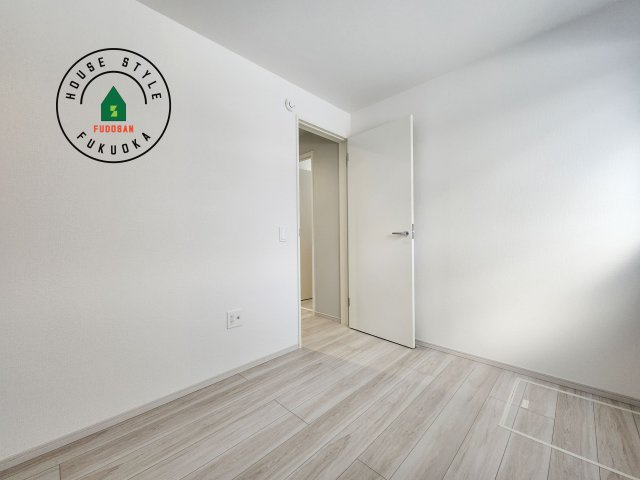 大野城市中央１丁目第1-3棟（2号棟）の内観：施工例|将来的に、琉球畳を引きまして和室風にすることも可能です。