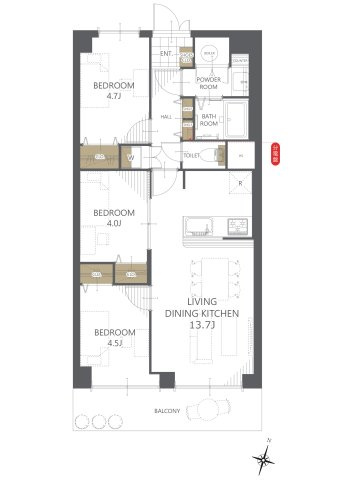 【間取り】ネオコーポ武蔵野 