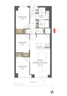 【間取り】ネオコーポ武蔵野 