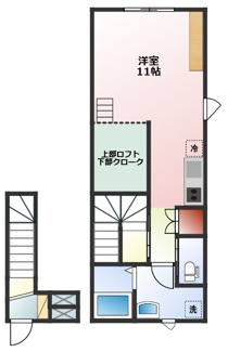 【間取り】 | コンフォート　ワン