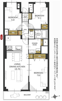 【間取り】 | 青木町スカイハイツ
