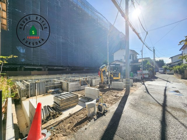 大野城市中央１丁目第1-3棟（3号棟）の前面道路含む現地写真|見学の時間などお気軽にお問い合わせ下さい。