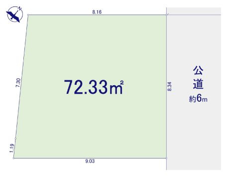 【土地図】 | 豊島区東池袋２丁目　売地 | 大塚駅徒歩6分の駅チカ好立地に限定1区画登場！