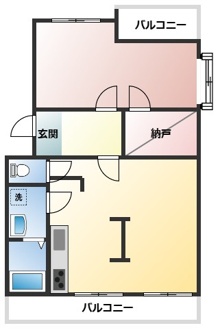 グランドール犬山の間取り