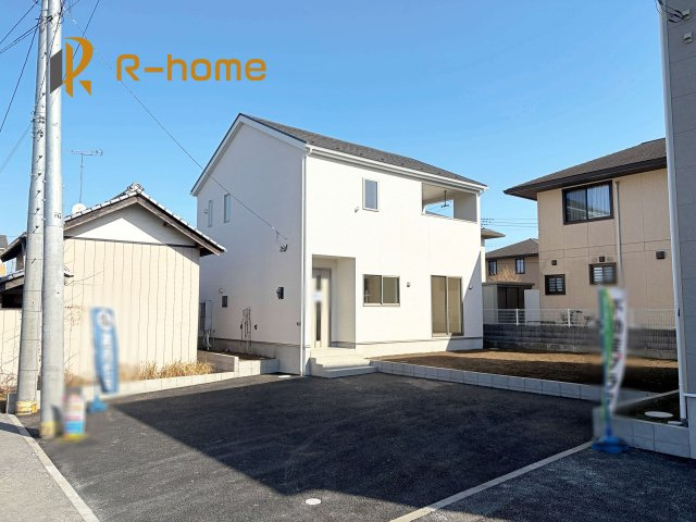 水戸市千波町第15　新築戸建て　1号棟の外観|ご予約を頂ければ、『平日』はもちろん『早朝』や『夜間』もご見学可能です♪お気軽にお申し付けください♪