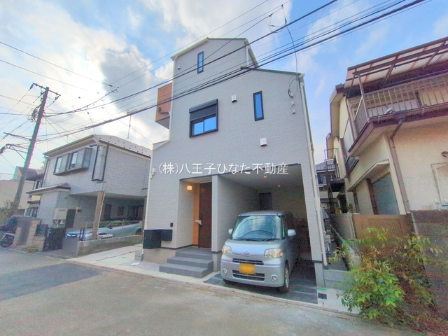 祝　成約済み　八王子市　子安町　新築戸建ての外観|～仲介手数料無料☆八王子ひなた不動産～　八王子市子安町　新築戸建て